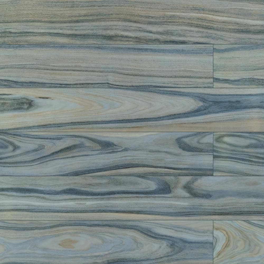 MSI Sardinia Azul 8 in. x 48 in. Polished Porcelain Wood Look Floor and Wall Tile (10.66 sq. ft./Case)