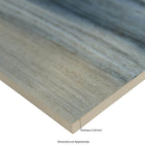 MSI Sardinia Azul 8 in. x 48 in. Polished Porcelain Wood Look Floor and Wall Tile (10.66 sq. ft./Case)