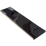 Lancaster Noir Black 3x12 Polished Ceramic Subway Tile for Walls