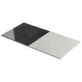 Fortunato Amani Gray and Nero Marquina Black 12x12 Polished Porcelain Checkerboard Tile