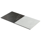 Fortunato Amani Gray and Nero Marquina Black 12x12 Matte Porcelain Checkerboard Tile