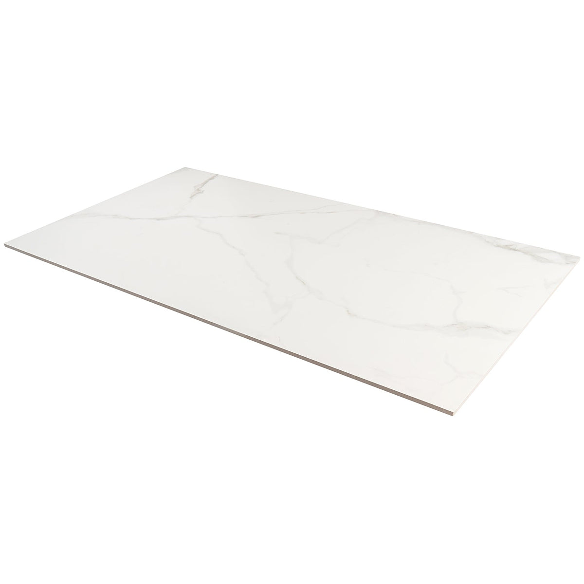 Lux Tile Calacatta White Matte Porcelain Tile 24x48