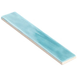 Lux Tile Seaport Aquamarine 2x10 Polished Ceramic Subway Tile