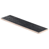 Charlotte Charcoal Black 3x10 Textured Matte Ceramic Subway Tile - Lux Tile