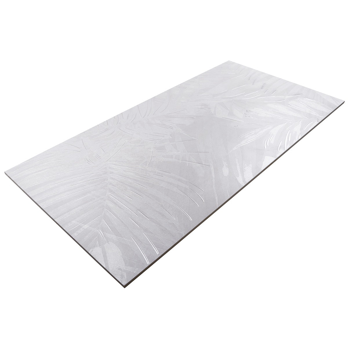 Monet Cotton Garden White 24x48 Matte Porcelain Wall Tile - Lux Tile