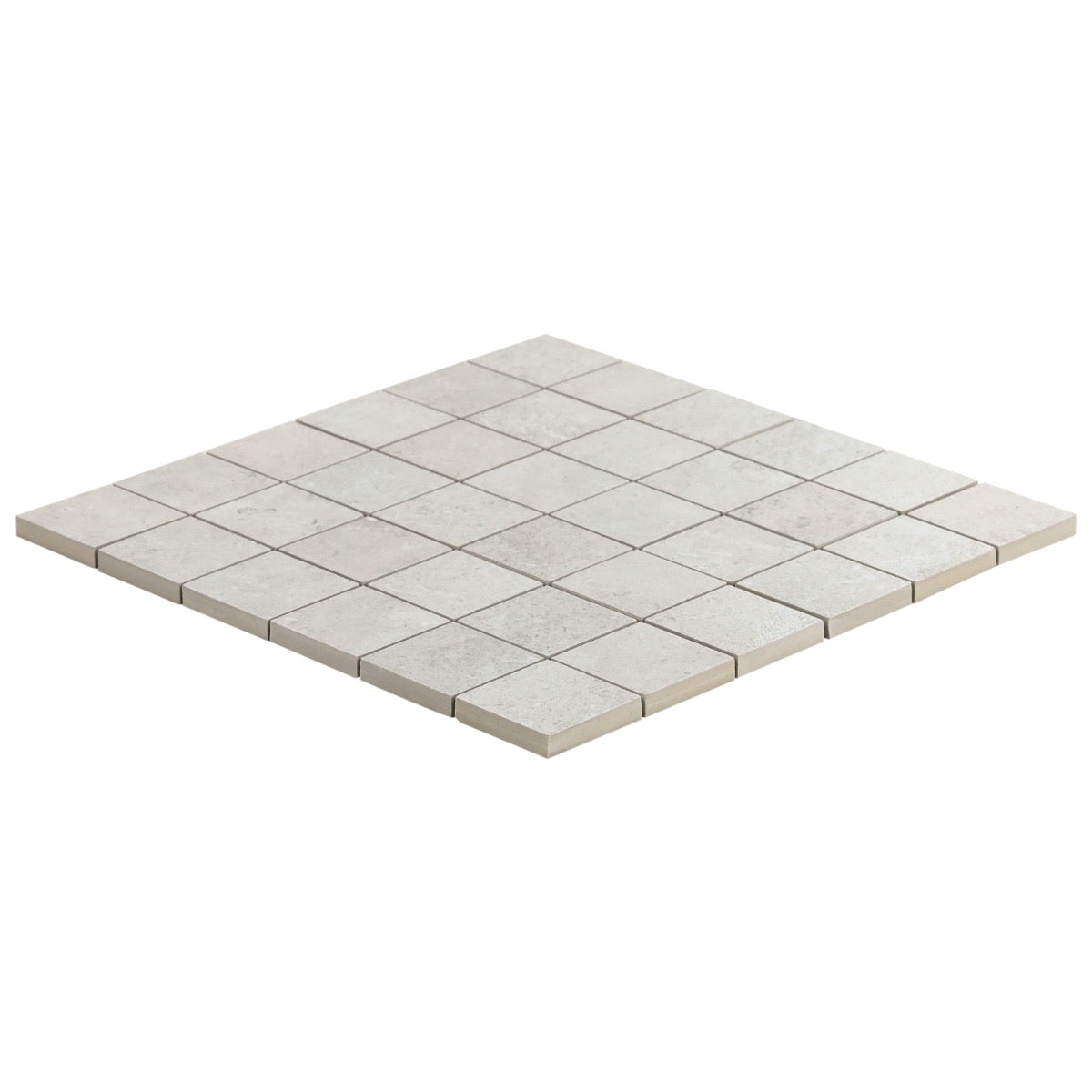 Saint Remy Avorio White 2x2 Matte Mosaic Tile - Lux Tile