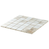 Angela Harris Flatiron White 2x2 Matte Porcelain Mosaic Tile