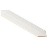 Kent White 3D Picket Polished Ceramic Wall Tile - 2x13