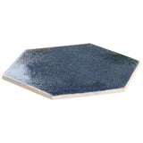Kalay Blue 9" Hexagon Polished Porcelain Tile - Lux Tile