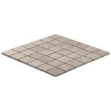 Stoneside Cream Beige 2x2 Porcelain Matte Mosaic Tile - Lux Tile