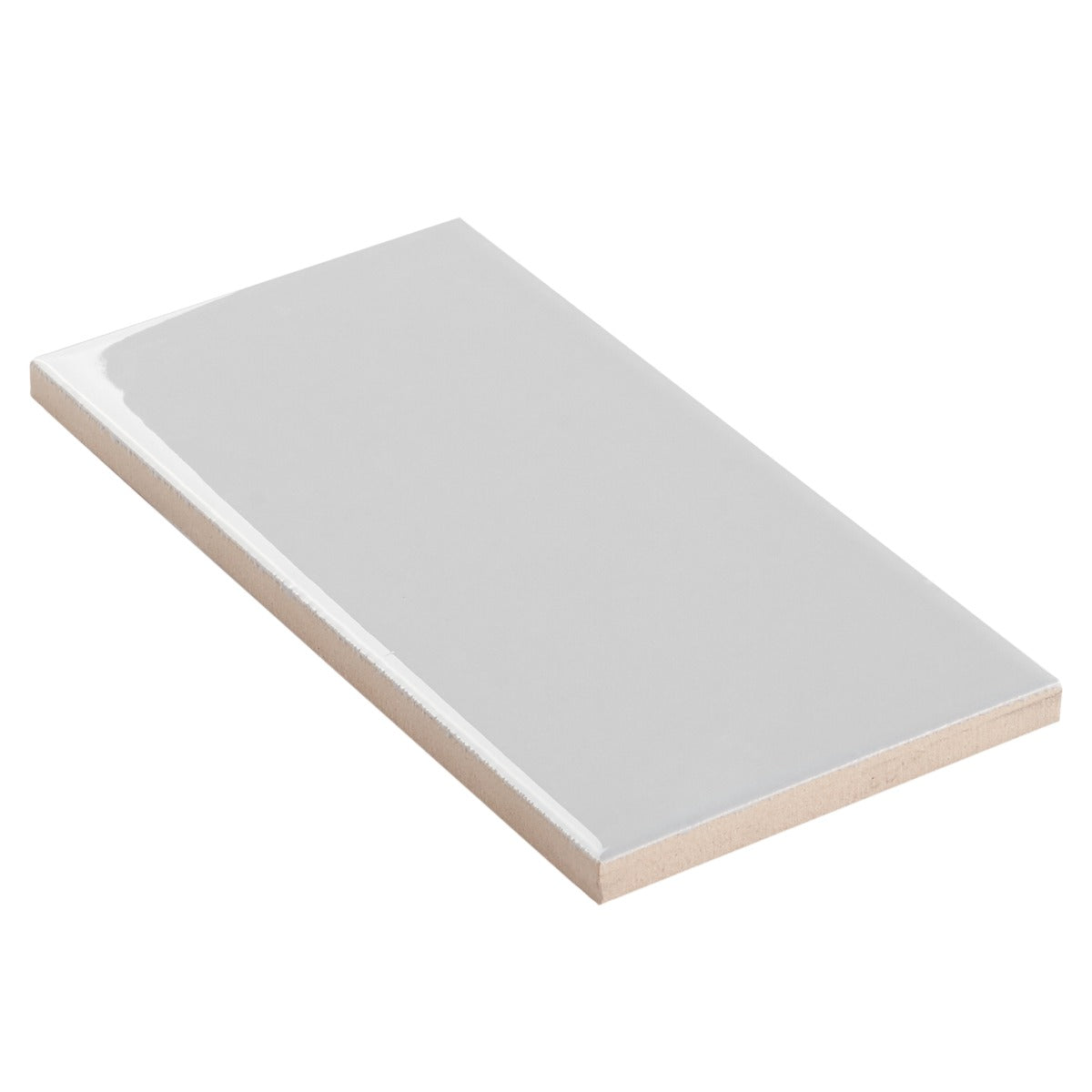 Park Hill Light Gray 3x6 Polished Porcelain Subway Tile