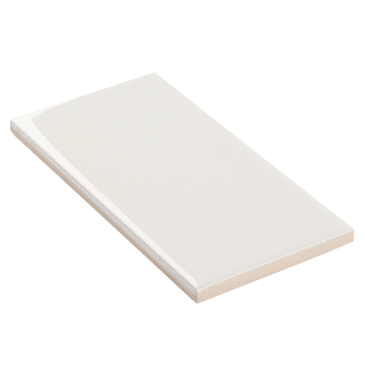 Park Hill Monumental Mist White 3x6 Polished Porcelain Subway Tile