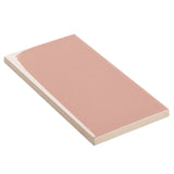 Tilebar Park Hill Pink 3x6 Polished Porcelain Subway Tile