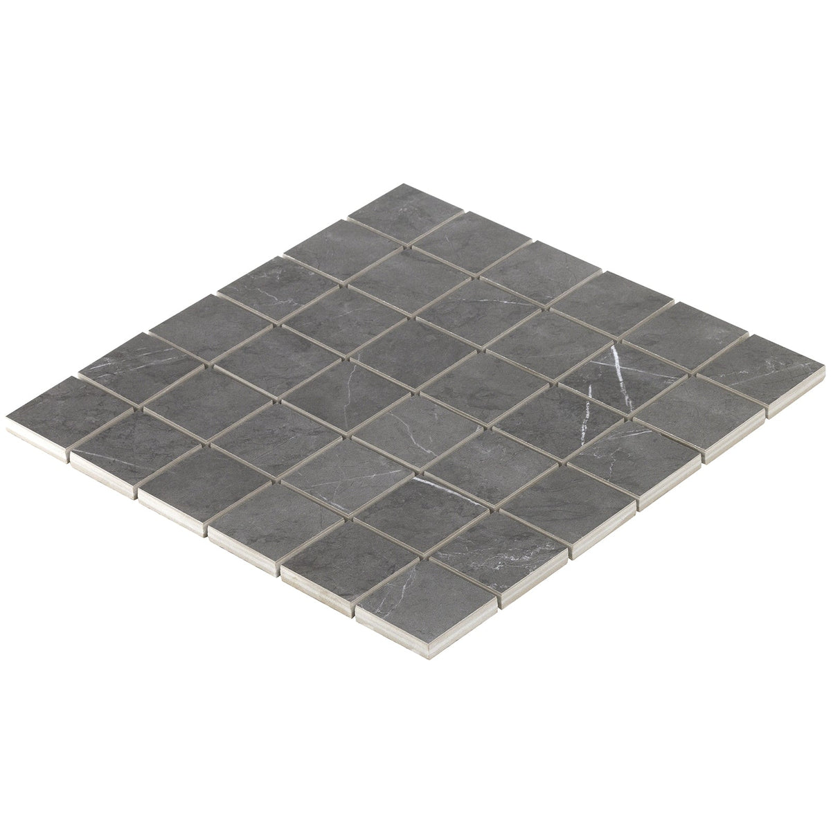 Lux Tile Amani Gray 2x2 Matte Porcelain Mosaic Tile