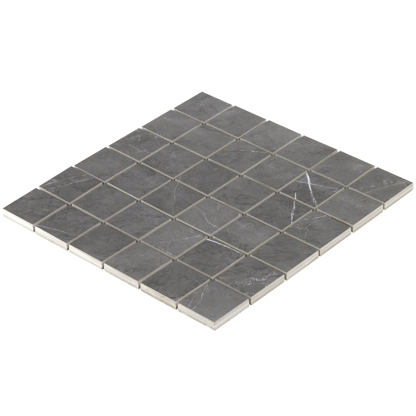 Lux Tile Amani Gray 2x2 Matte Porcelain Mosaic Tile