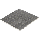 Lux Tile Amani Gray 2x2 Matte Porcelain Mosaic Tile