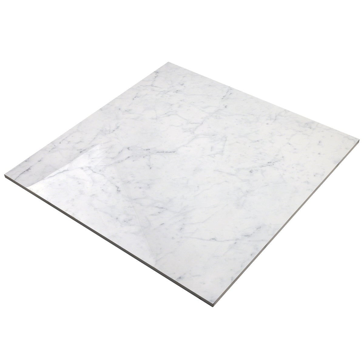 Lux Tile Marble Tech Bianco Gioia 24x24 Polished Porcelain Tile