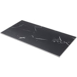 Marble Tech Port Laurent Black 12x24 Matte Porcelain Tile - Lux Tile