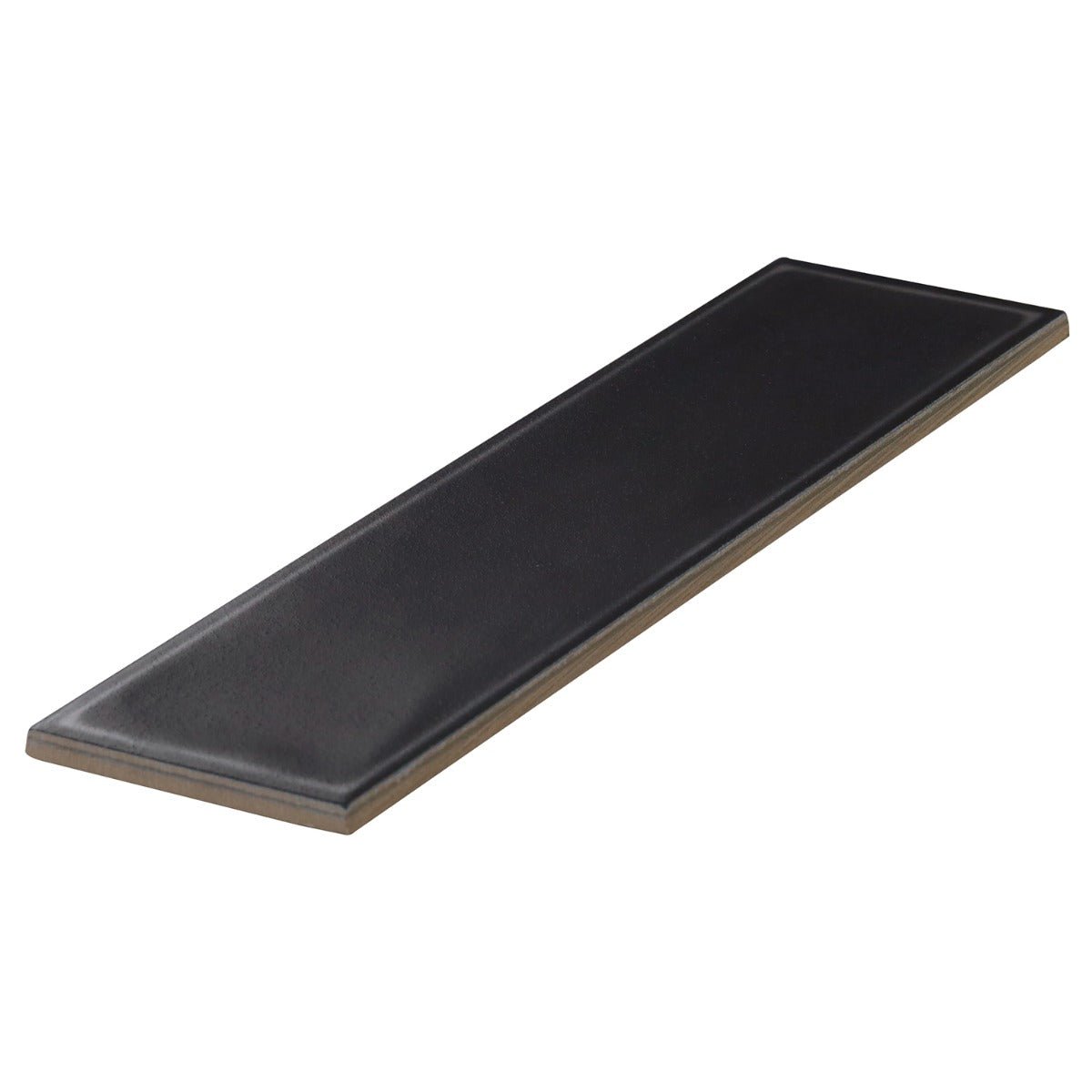 Stacy Garcia Artblock Nero Black Matte Porcelain Tile 4x16