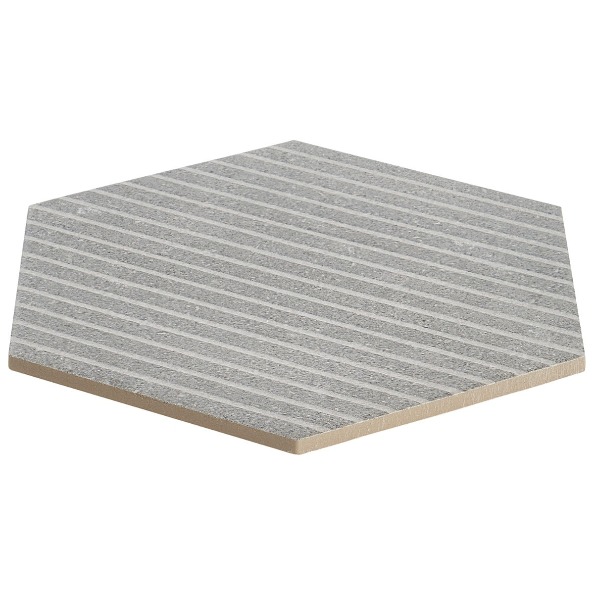 Texstone Gray Hexagon Matte Porcelain Tile - Lux Tile
