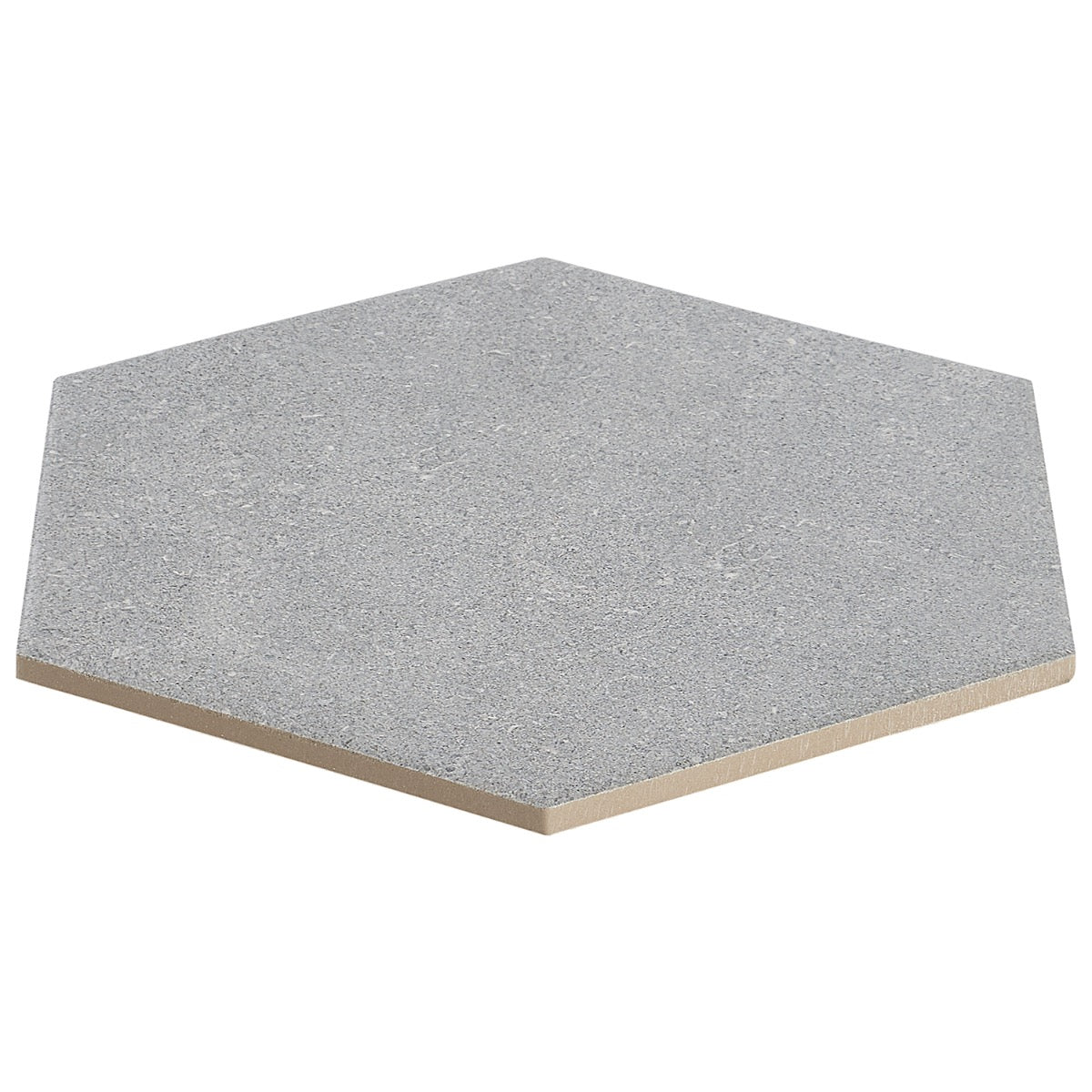 Texstone Gris Gray 9" Hexagon Matte Porcelain Tile - Lux Tile