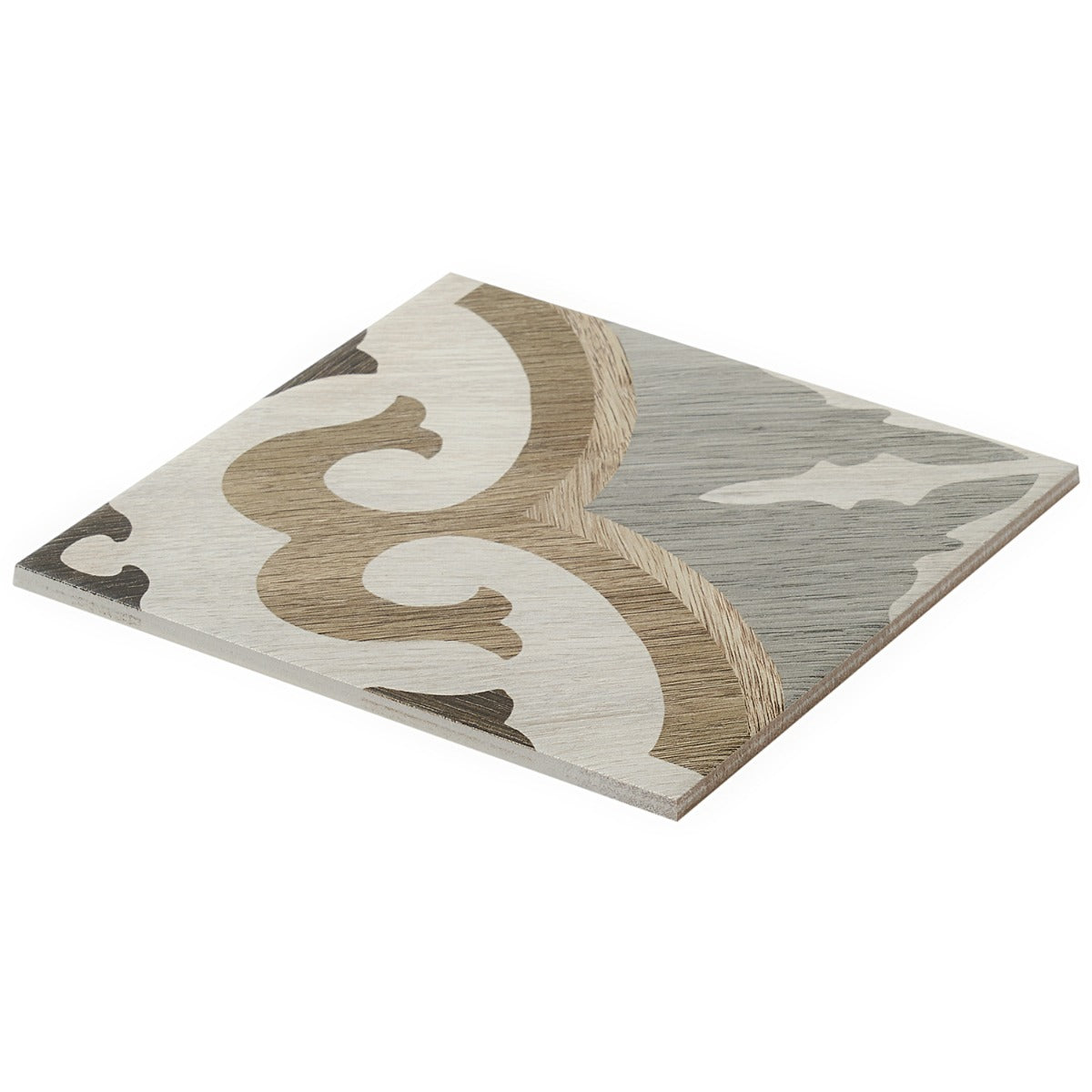Delancey Briar Oak Multicolor 8x8 Matte Porcelain Tile - Lux Tile