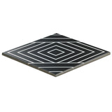 B2W Black & White Matte Porcelain Tile 8x8 - Lux Tile