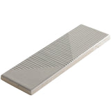 Lux Tile Enigma Gray Pearl 2x8 Textured Polished Ceramic Subway Tile