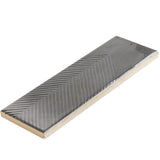 Tilebar Enigma Graphite Gray 2x8 Polished Textured Ceramic Wall Tile