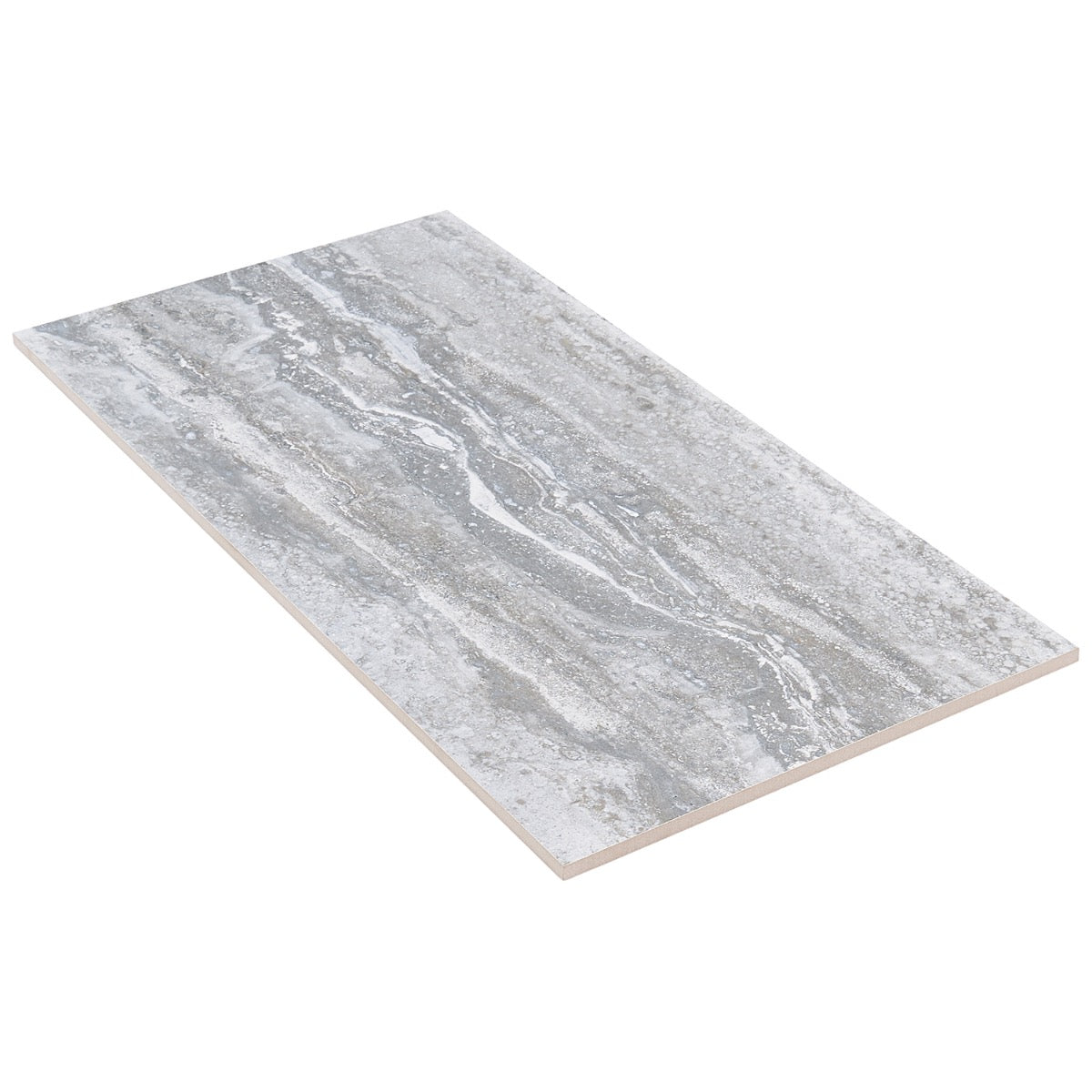 Lux Tile Travertine Sky Blue 12x24 Matte Porcelain Tile