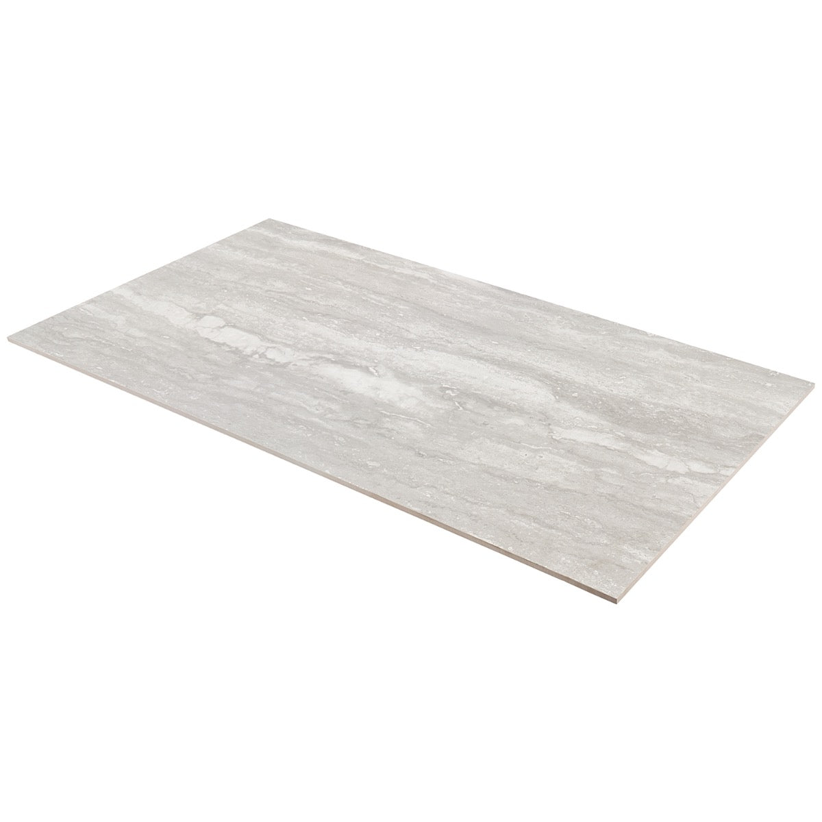 Basic Travertine Silver 24x48 Matte Porcelain Tile - Lux Tile