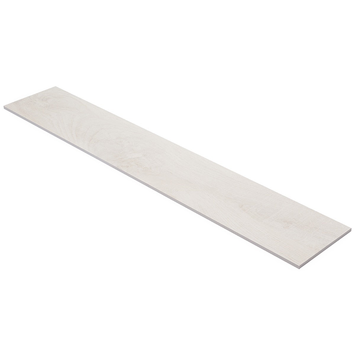 Silkwood White Matte Porcelain Tile - 8x48 Wood Look
