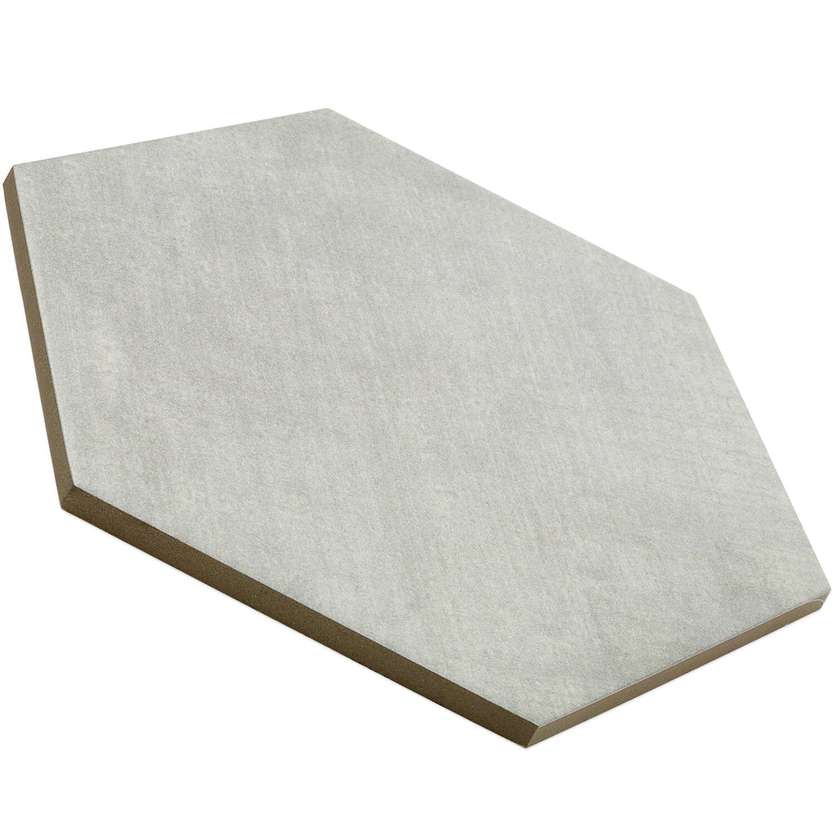 Paige Avorio Gray 10" Hexagon Matte Porcelain Tile - Lux Tile