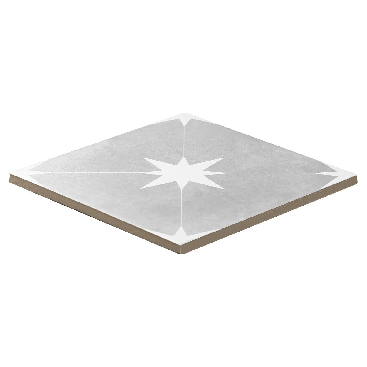 Tau Gris Gray 9x9 Matte Porcelain Tile - Lux Tile