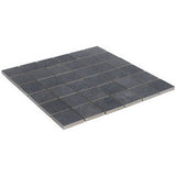 Fordham Nero Black Matte Porcelain Mosaic Tile - 2x2, Durable and Stylish