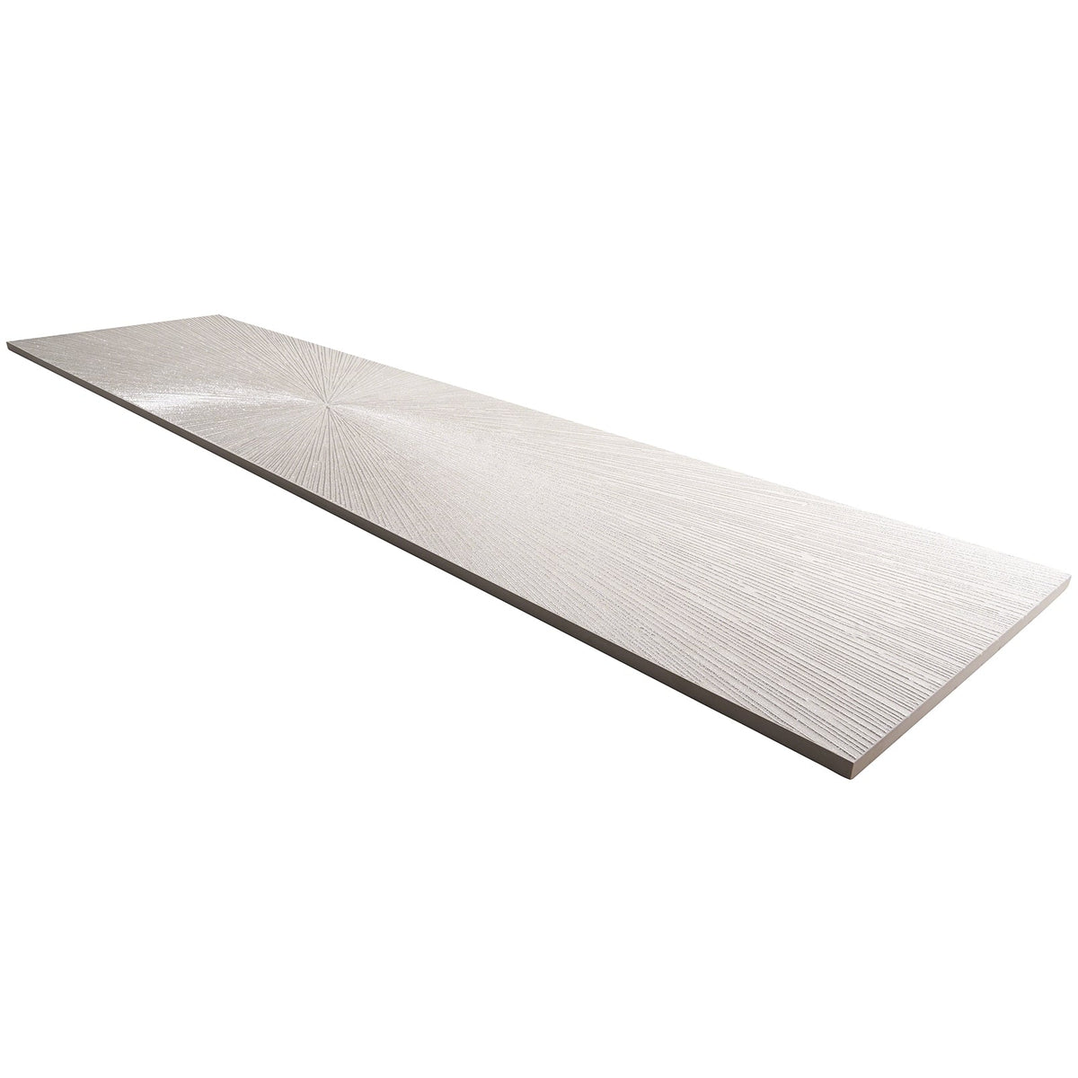 Twilight Star White 12x48 Metal Look Glazed Porcelain Tile - Lux Tile