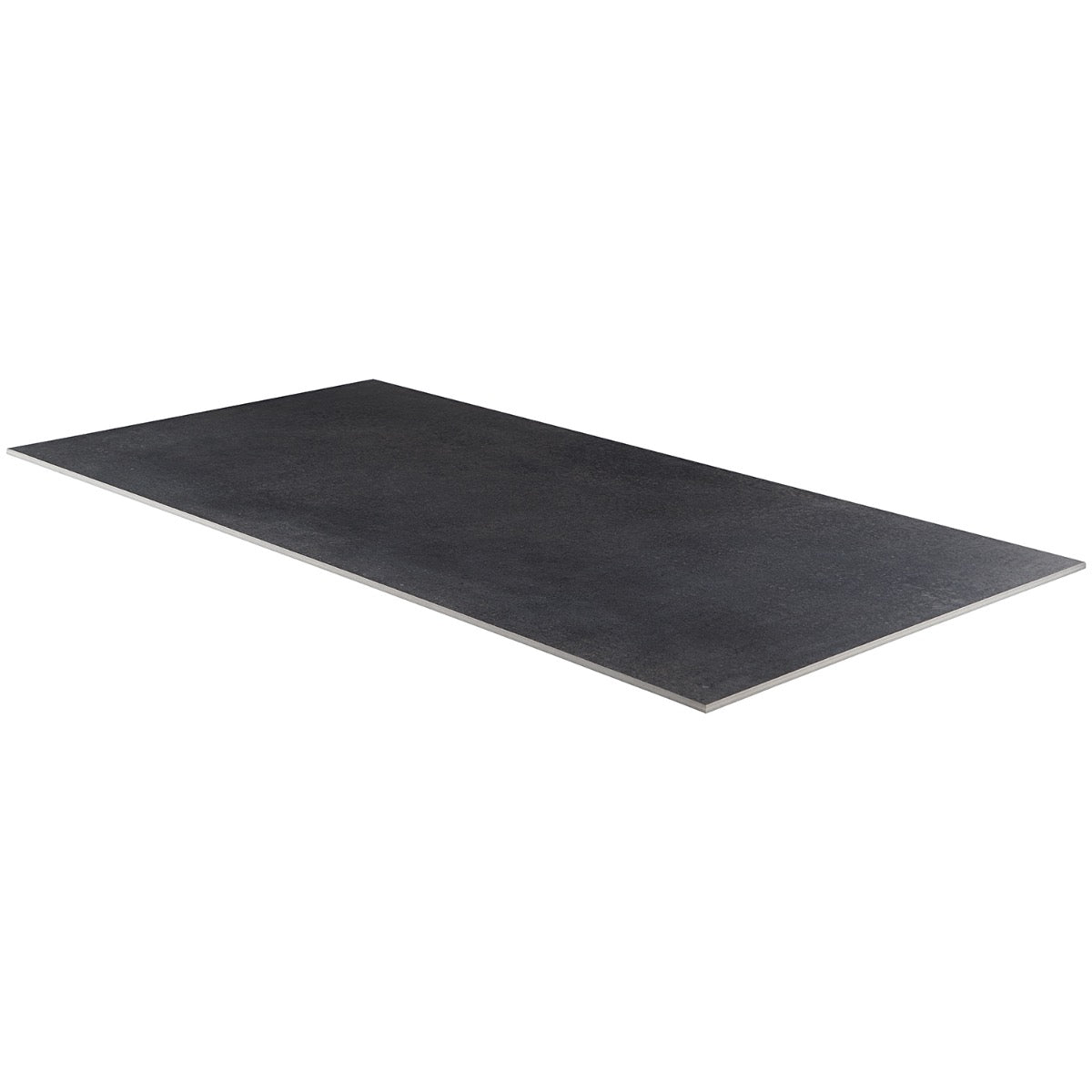 Bronx Black 24x48 Matte Porcelain Tile - Industrial Concrete Look