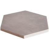 HexArt Gris Gray 8" Hexagon Matte Porcelain Tile - Lux Tile