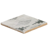 Talia Aztec Blue Gray 5x5 Matte Ceramic Tile by Paula Purroy