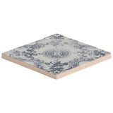 Talia Cala Blue 5x5 Matte Ceramic Tile by Paula Purroy