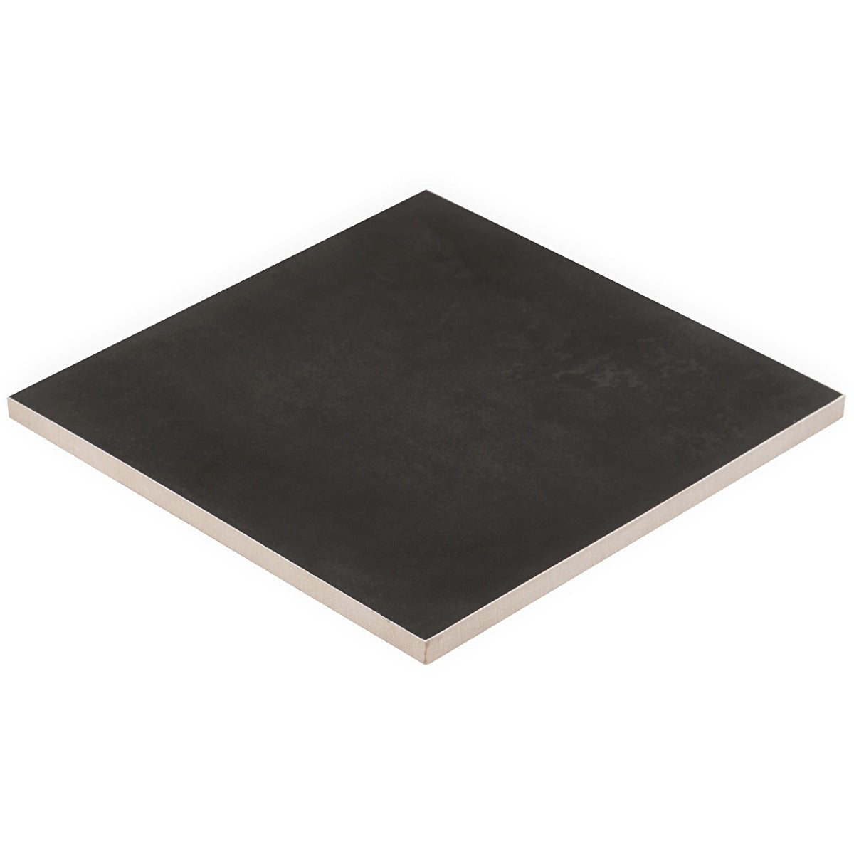 Elizabeth Sutton Charcoal Black Matte Porcelain Tile 8x8