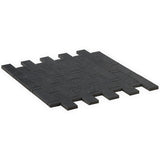 Lux Tile Portrait Black Weave Matte Porcelain Mosaic Tile