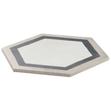 Ava Deco Sabbia Charcoal Gray 8" Hexagon Matte Porcelain Tile