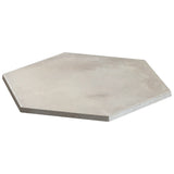 Ava Sabbia Gray 8" Hexagon Matte Porcelain Tile - Lux Tile