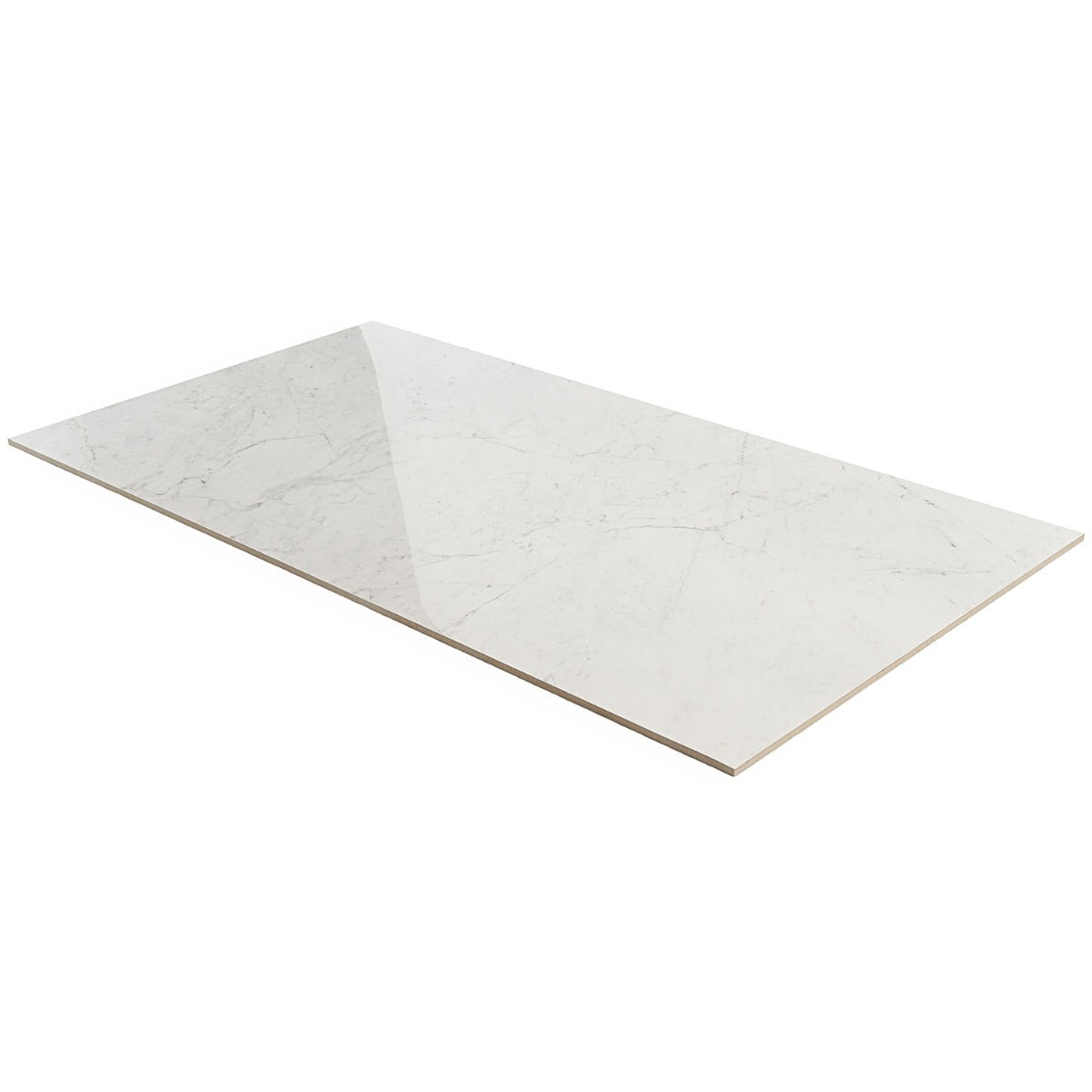 DreamStone Carrara Giola White 24x48 Polished Porcelain Tile