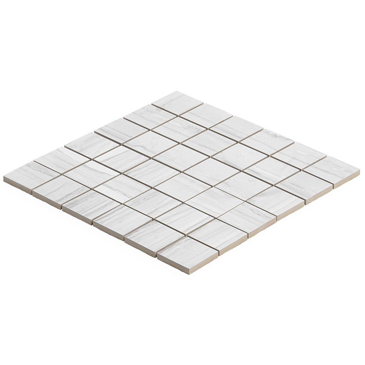DreamStone Luminus White 2x2 Matte Porcelain Mosaic Tile
