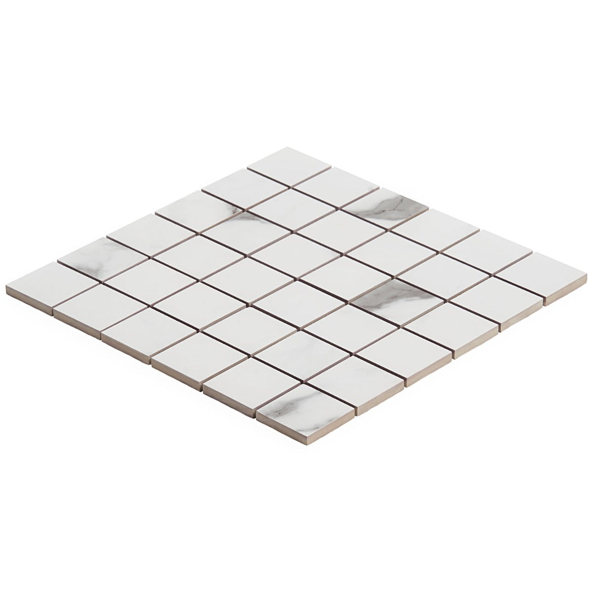 DreamStone Statuario Valley 2x2 Matte Porcelain Mosaic Tile