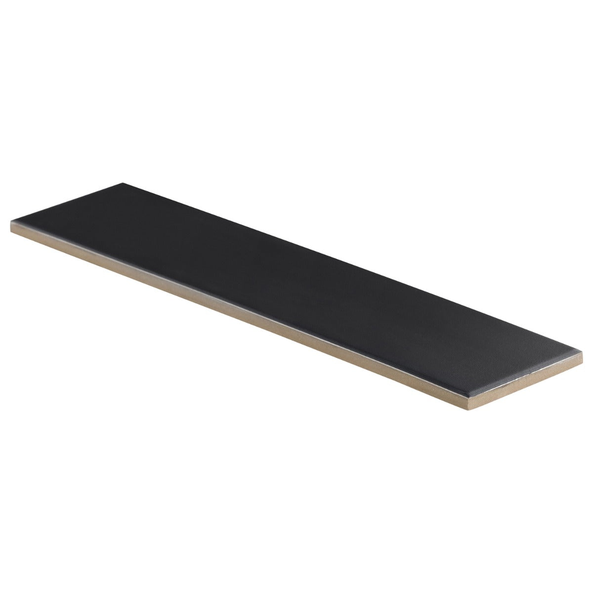 Roller Black 3x11 Matte Porcelain Subway Tile - Lux Tile