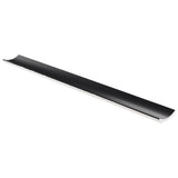 Roller Black Fluted Column 4x36 Matte Ceramic Tile - Handmade in Italy