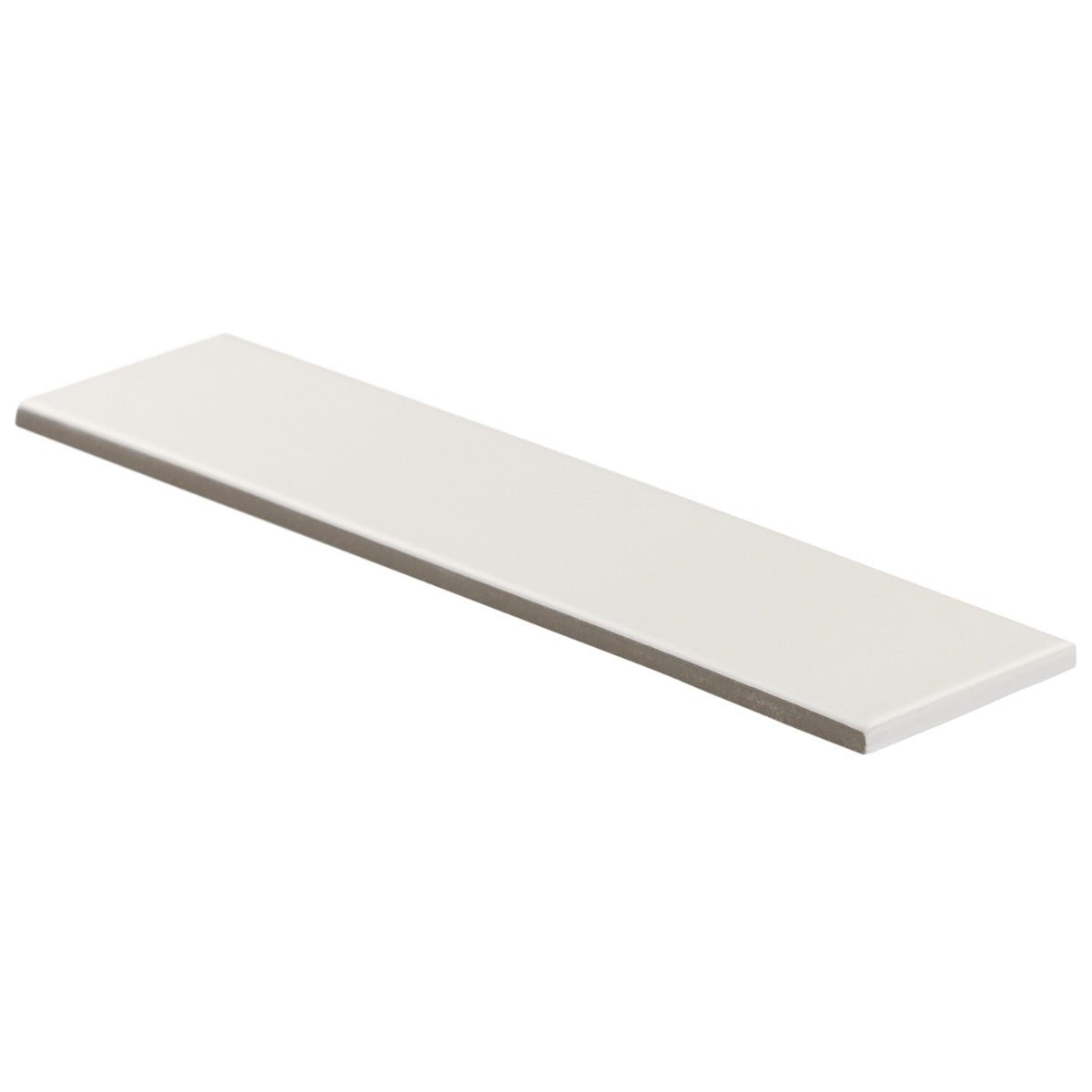 Roller White Matte Porcelain Subway Tile 3x11"